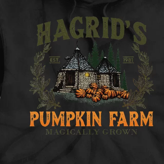 Retro Fall HagridS Pumpkin Farm Patch Autumn Pumpkin Garden Gift Tie Dye Hoodie