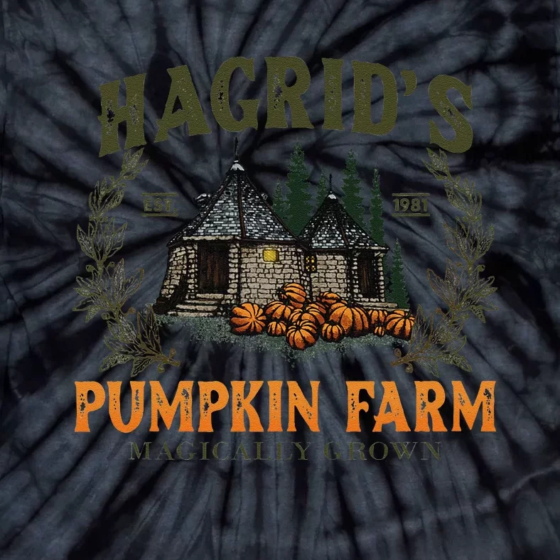 Retro Fall HagridS Pumpkin Farm Patch Autumn Pumpkin Garden Gift Tie-Dye T-Shirt