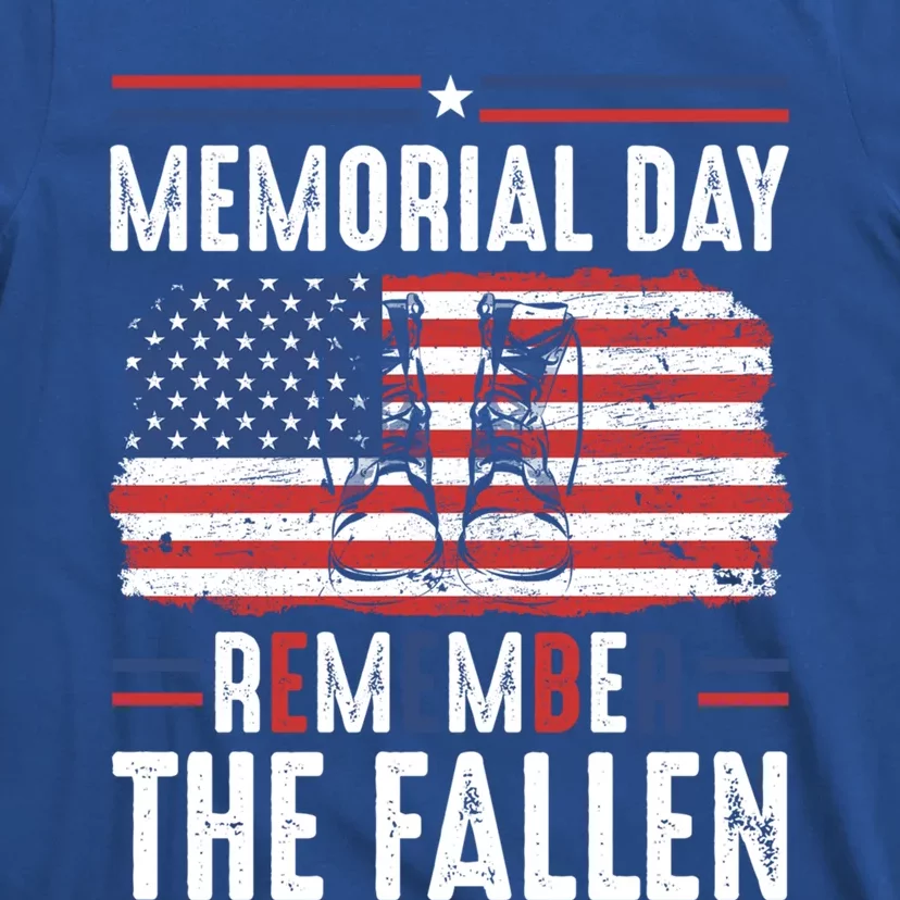 Remember Fallen Heroes Poppy Memorial Day Veteran Soldier Gift T-Shirt