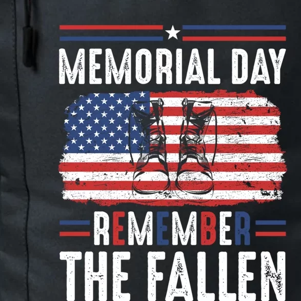 Remember Fallen Heroes Poppy Memorial Day Veteran Soldier Gift Daily Commute Backpack