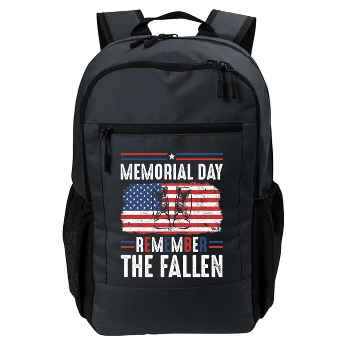 Remember Fallen Heroes Poppy Memorial Day Veteran Soldier Gift Daily Commute Backpack