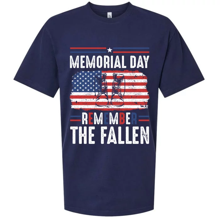 Remember Fallen Heroes Poppy Memorial Day Veteran Soldier Gift Sueded Cloud Jersey T-Shirt