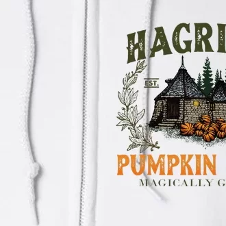 Retro Fall HagridS Pumpkin Farm Patch Autumn Pumpkin Garden Full Zip Hoodie