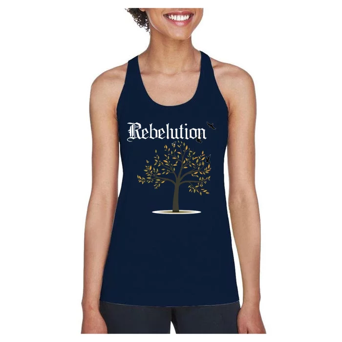 Rebelution Falling Into Place Women's Racerback Tank