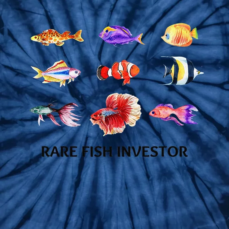 Rare Fish Investor Funny Fishing Season Tie-Dye T-Shirt