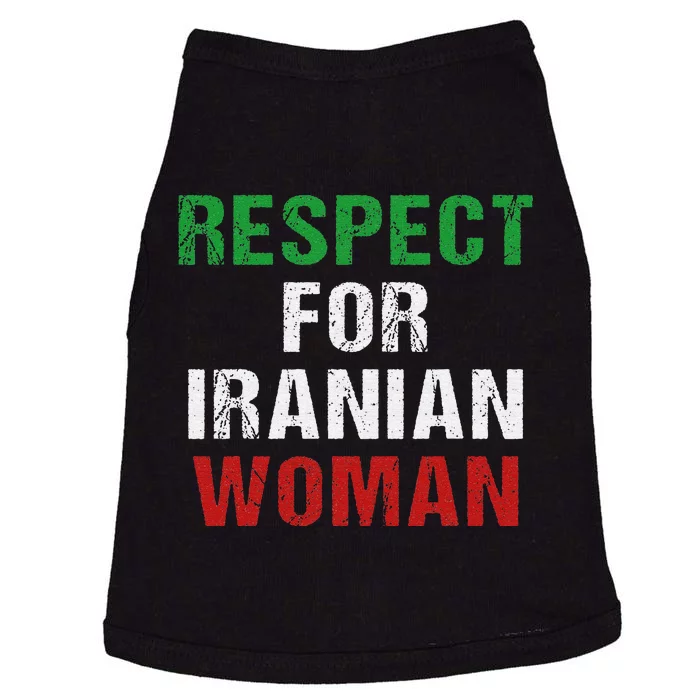 respect for Iranian woman 's rights activist Iran Flag Doggie Tank