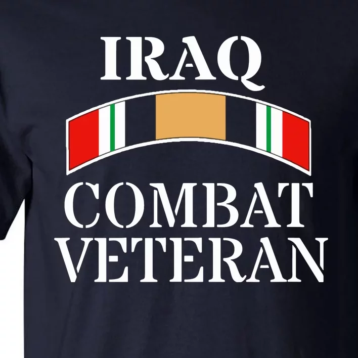 Red Friday Iraqi War Service Ribbon Iraq War Veteran Tall T-Shirt