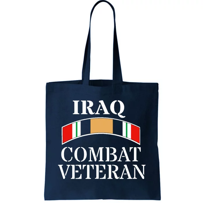 Red Friday Iraqi War Service Ribbon Iraq War Veteran Tote Bag