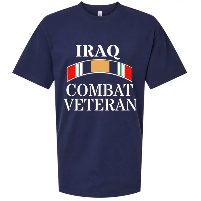 Red Friday Iraqi War Service Ribbon Iraq War Veteran Sueded Cloud Jersey T-Shirt