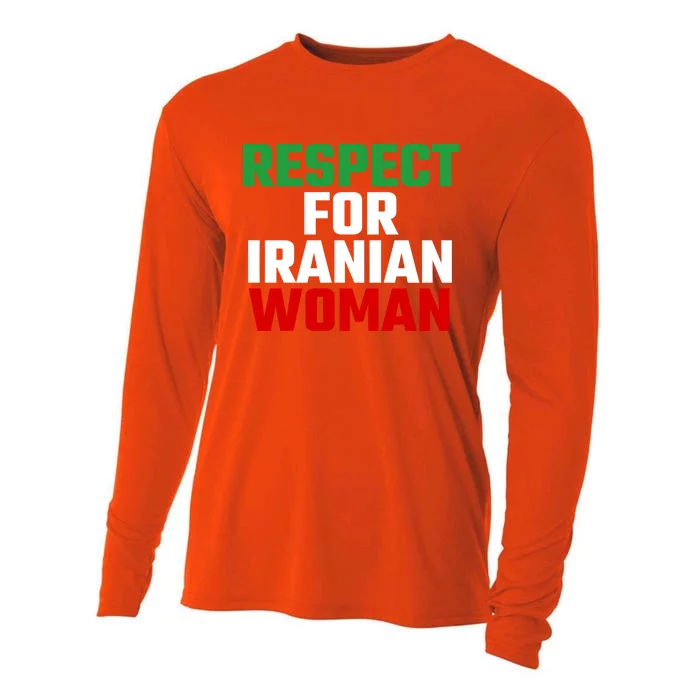 Respect For Iranian Great Gift Cooling Performance Long Sleeve Crew