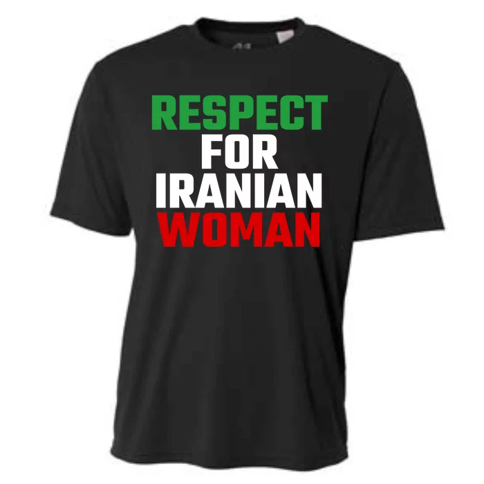 Respect For Iranian Great Gift Cooling Performance Crew T-Shirt