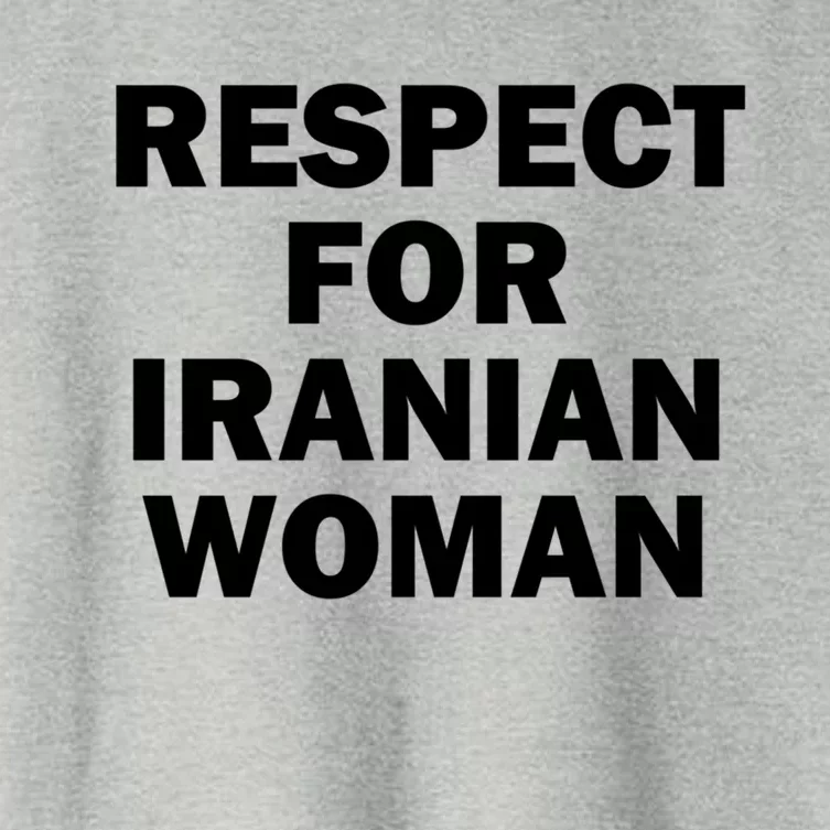 Respect For Iranian Gift Women's Crop Top Tee