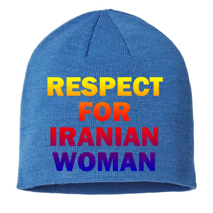 Respect For Iranian Cool Gift 8 1/2in Sustainable Knit Beanie