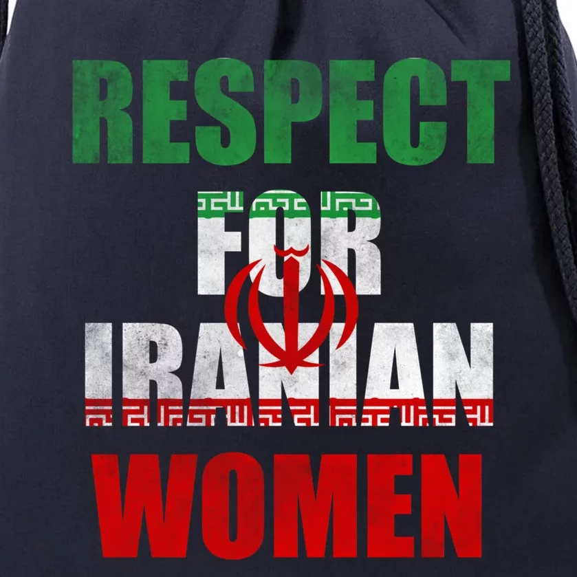 Respect For Iranian Cool Gift Drawstring Bag