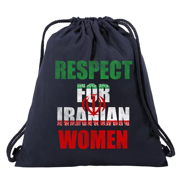 Respect For Iranian Cool Gift Drawstring Bag