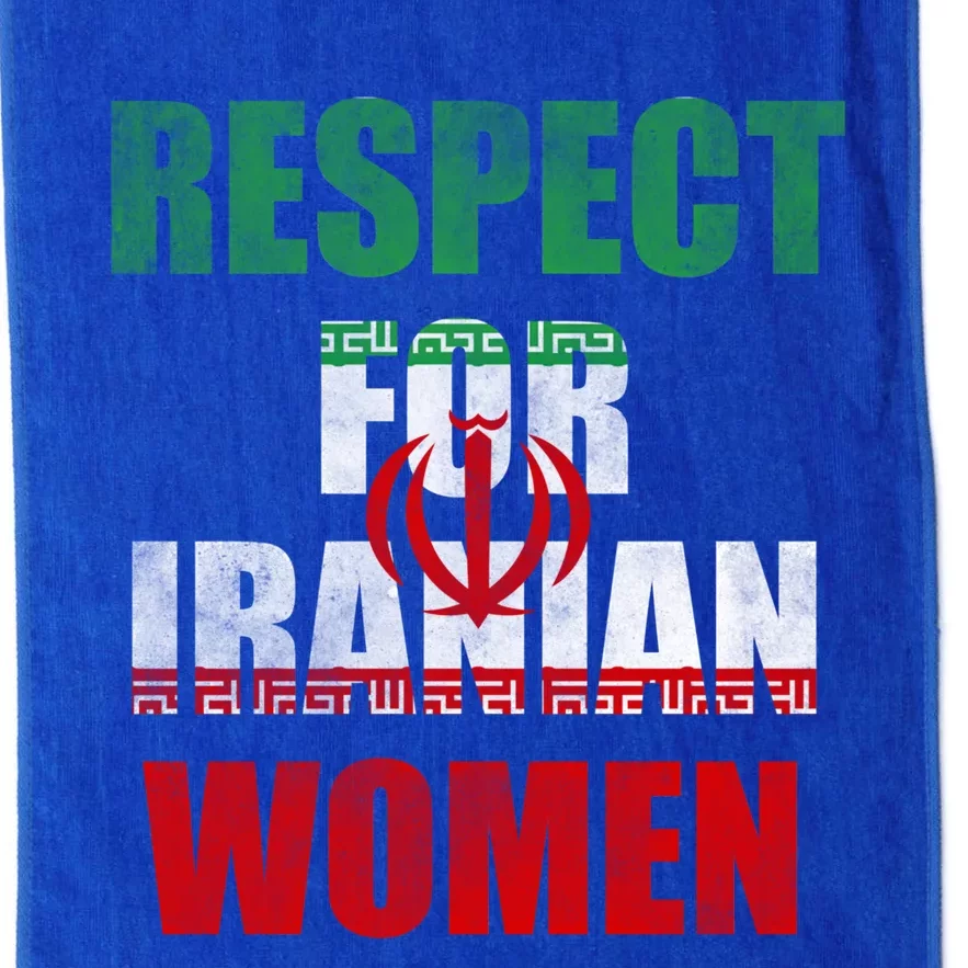 Respect For Iranian Cool Gift Platinum Collection Golf Towel