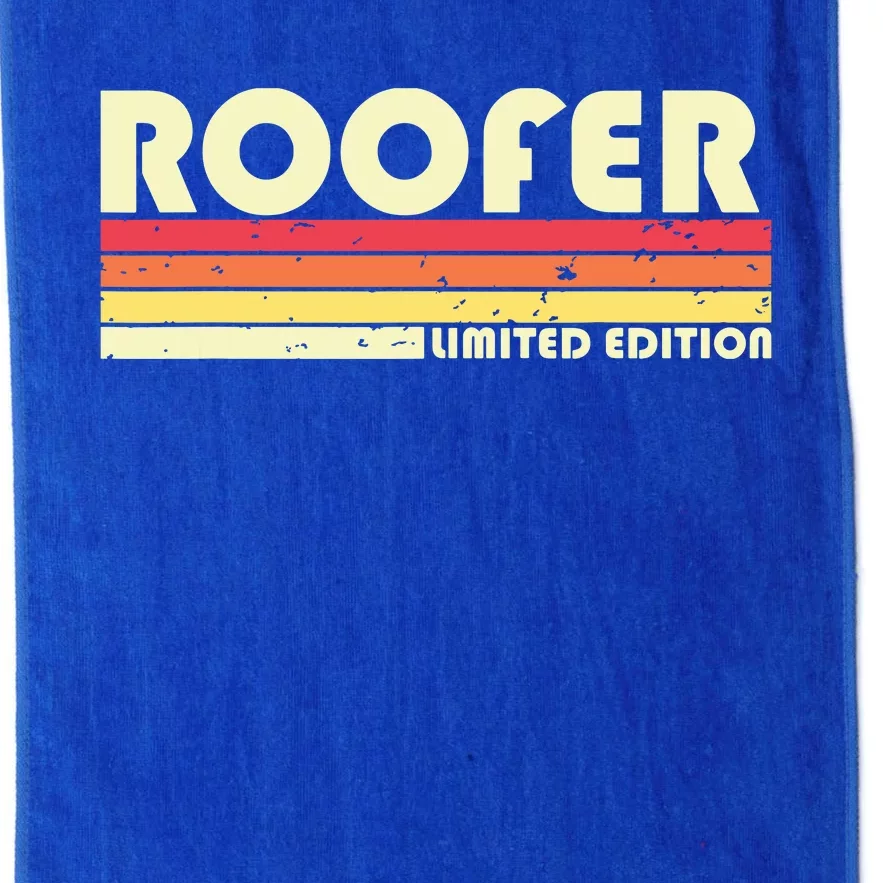 ROOFER Funny Job Title Profession Birthday Worker Idea Platinum Collection Golf Towel