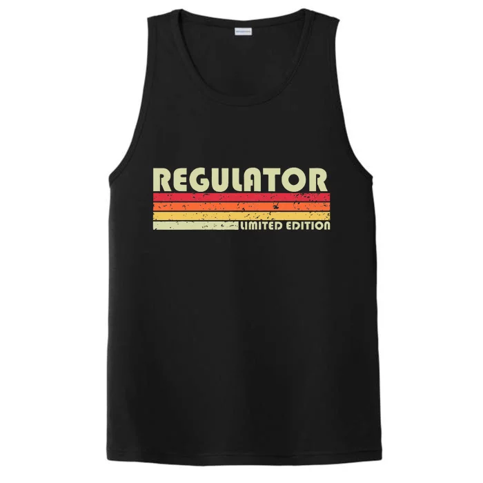 Regulator Funny Job Title Profession Birthday Worker Idea Performance Tank