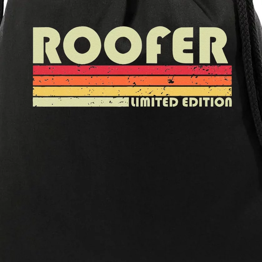 ROOFER Funny Job Title Profession Birthday Worker Idea Drawstring Bag