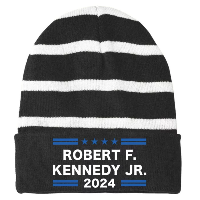 Robert F. Kennedy Jr. For President 2024 Striped Beanie with Solid Band