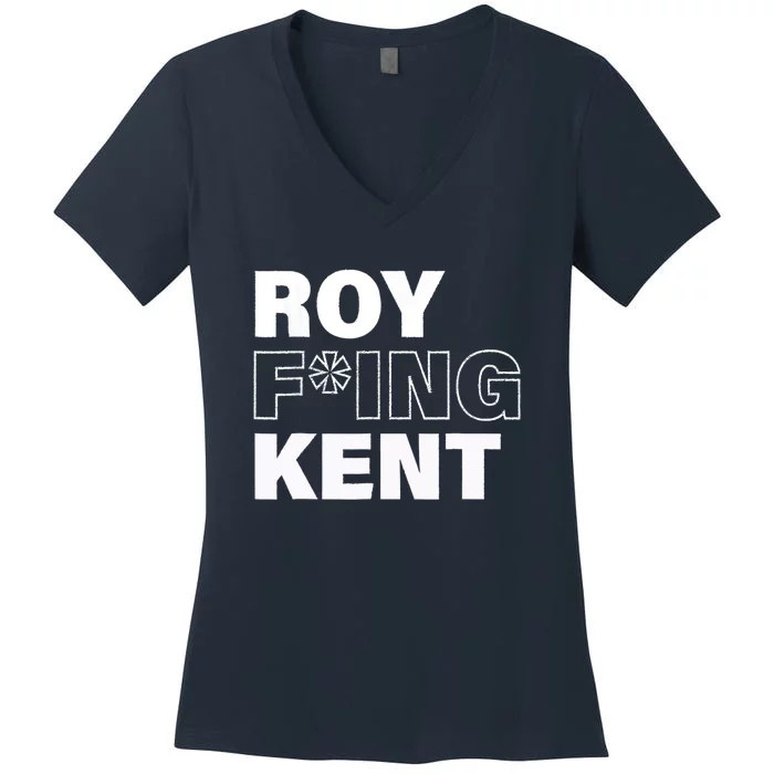 Roy Freaking Kent Design Women's V-Neck T-Shirt