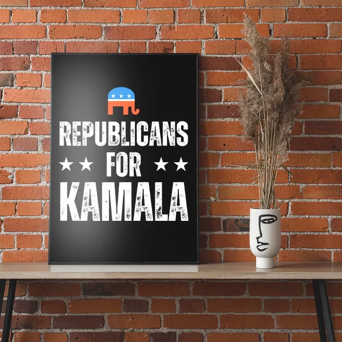 Republicans For Kamala Harris Poster