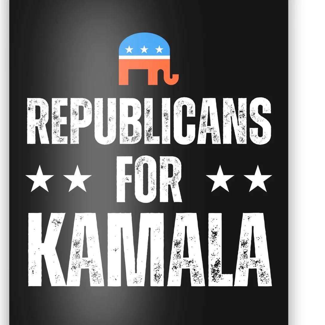 Republicans For Kamala Harris Poster