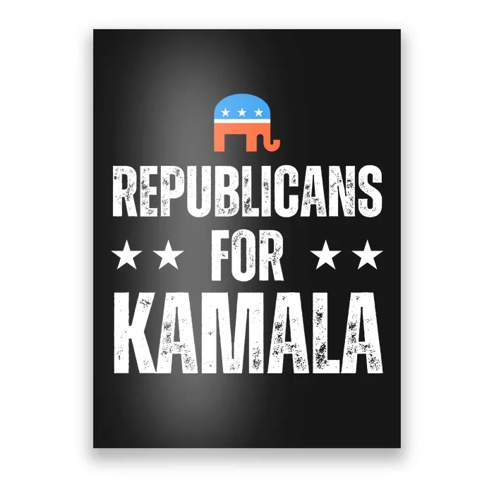 Republicans For Kamala Harris Poster