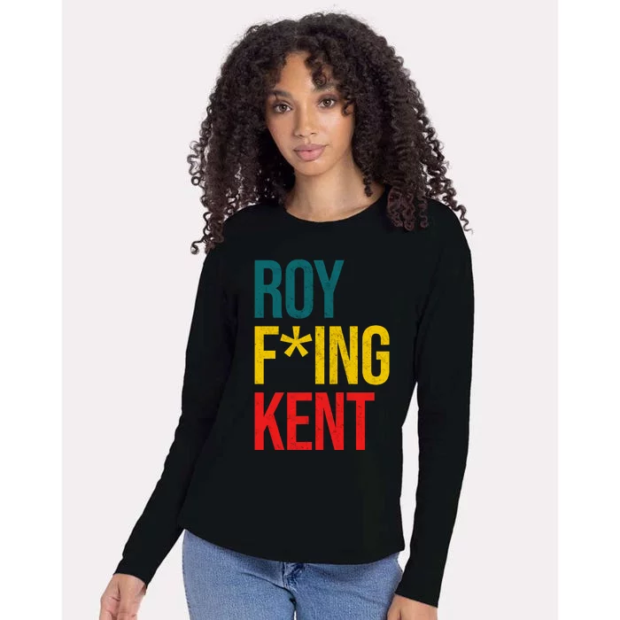 Roy F*ing Kent Colorful Logo Meme Womens Cotton Relaxed Long Sleeve T-Shirt