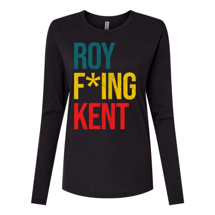 Roy F*ing Kent Colorful Logo Meme Womens Cotton Relaxed Long Sleeve T-Shirt