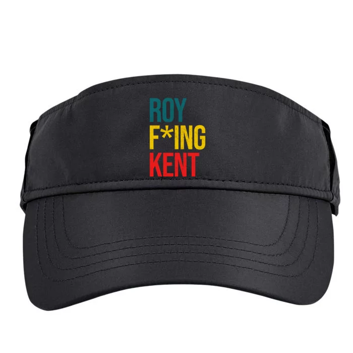 Roy F*ing Kent Colorful Logo Meme Adult Drive Performance Visor