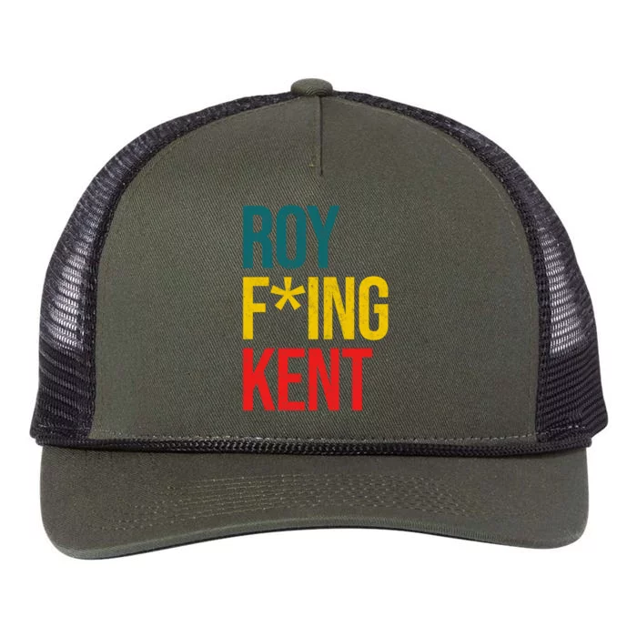 Roy F*ing Kent Colorful Logo Meme Retro Rope Trucker Hat Cap