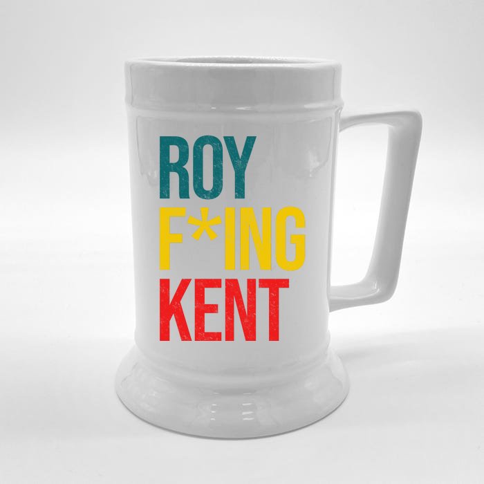 Roy F*ing Kent Colorful Logo Meme Front & Back Beer Stein