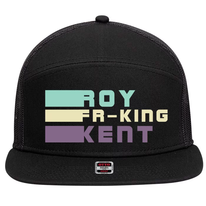 Roy Freaking Kent, Roy Fing Kent Retro 7 Panel Mesh Trucker Snapback Hat