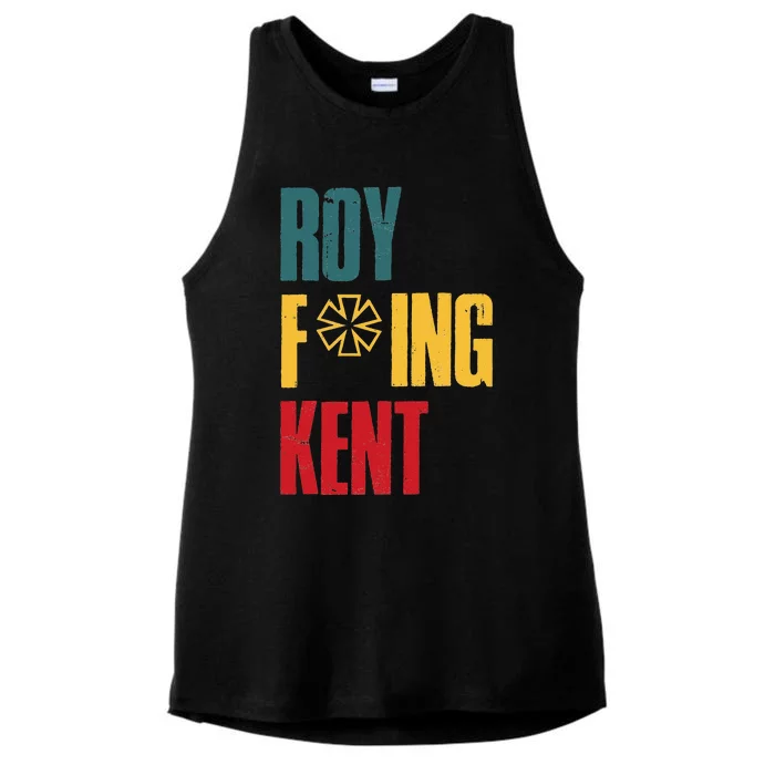 Roy Freaking Kent Vintage Men Women Ladies Tri-Blend Wicking Tank