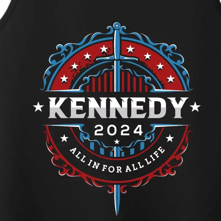 Robert F. Kennedy 2024 All In For All Life Performance Tank