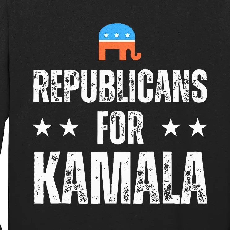 Republicans For Kamala Harris Long Sleeve Shirt