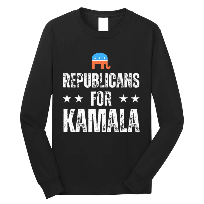 Republicans For Kamala Harris Long Sleeve Shirt