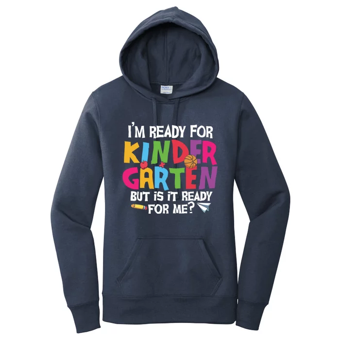 Ready For Kindergarten Cute Kindergarten Gift Women's Pullover Hoodie