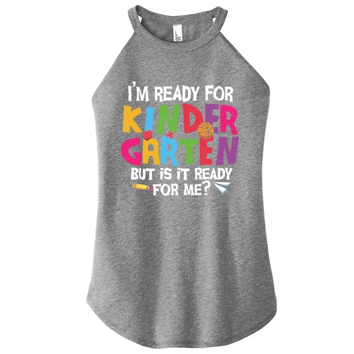 Ready For Kindergarten Cute Kindergarten Gift Women’s Perfect Tri Rocker Tank