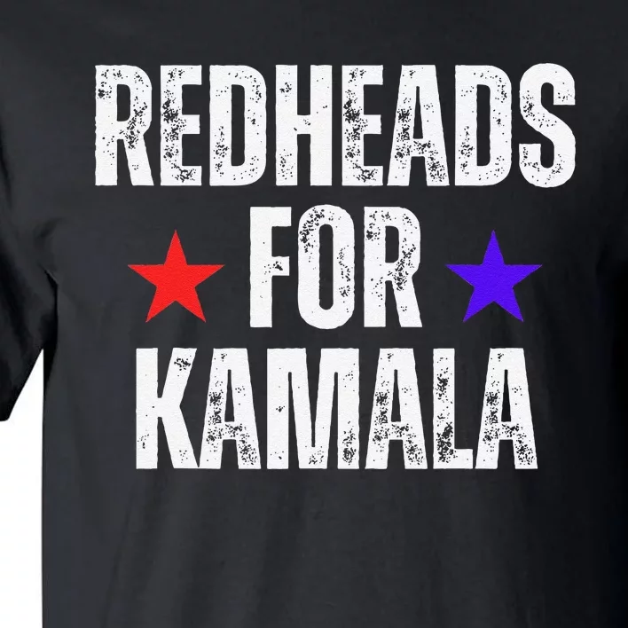 Redheads For Kamala 2024 Harris Walz Redheads For Kamala Tall T-Shirt