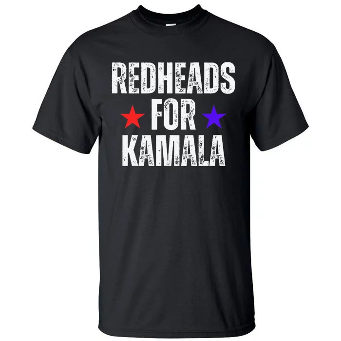 Redheads For Kamala 2024 Harris Walz Redheads For Kamala Tall T-Shirt