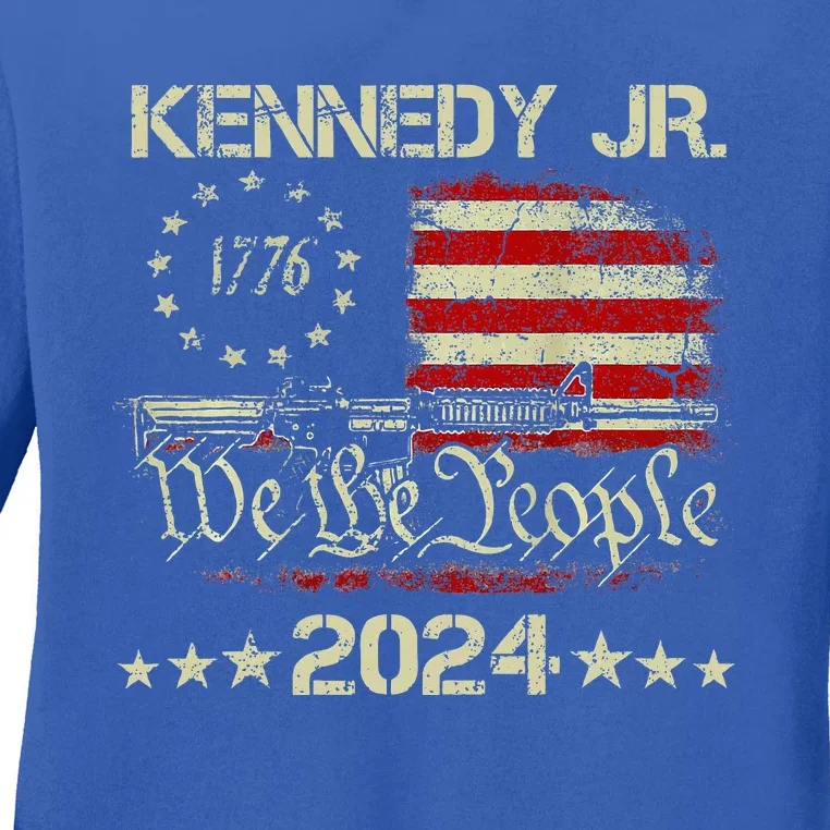 Robert F. Kennedy Jr. For President 2024 Ladies Long Sleeve Shirt