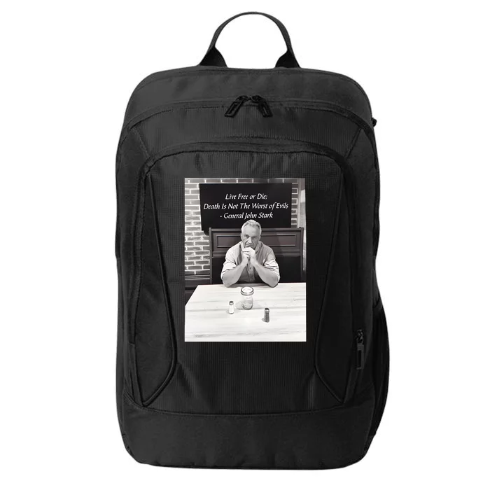 Robert F. Kennedy Jr Live Free Or Die Death Is Not The Worst Of Evils City Backpack