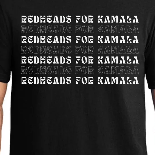 Redheads For Kamala 2024 Harris Walz Redheads For Kamala Pajama Set