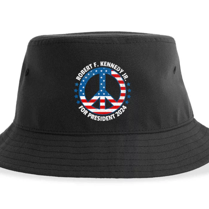 Robert F Kennedy Jr Vote Peace 2024 President Election Sustainable Bucket Hat