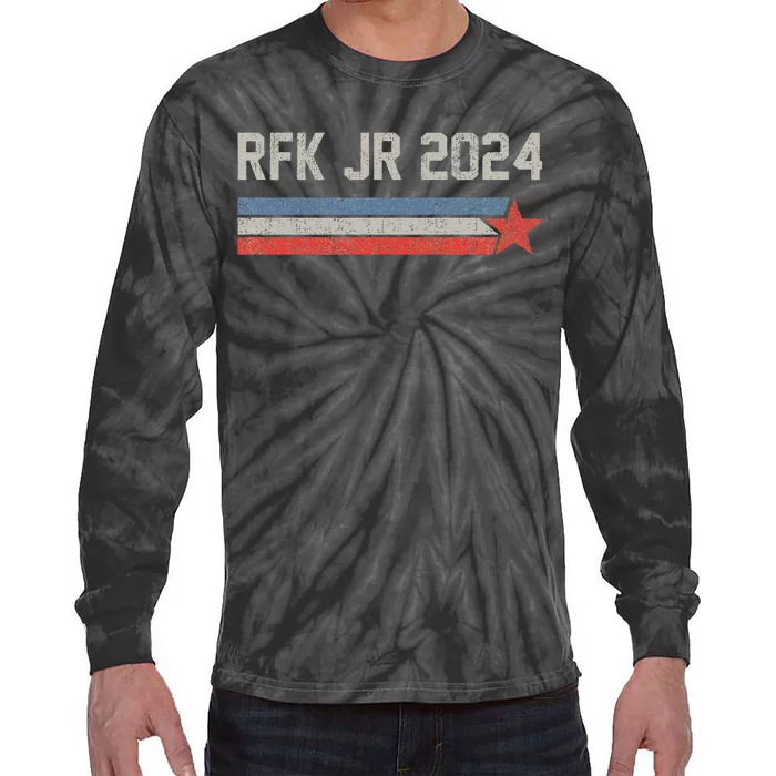 Robert F. Kennedy Jr 2024 Kennedy For President Tie-Dye Long Sleeve Shirt