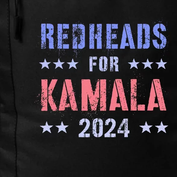 Redheads For Kamala 2024 Feminist Grab Him By Ballot Daily Commute Backpack