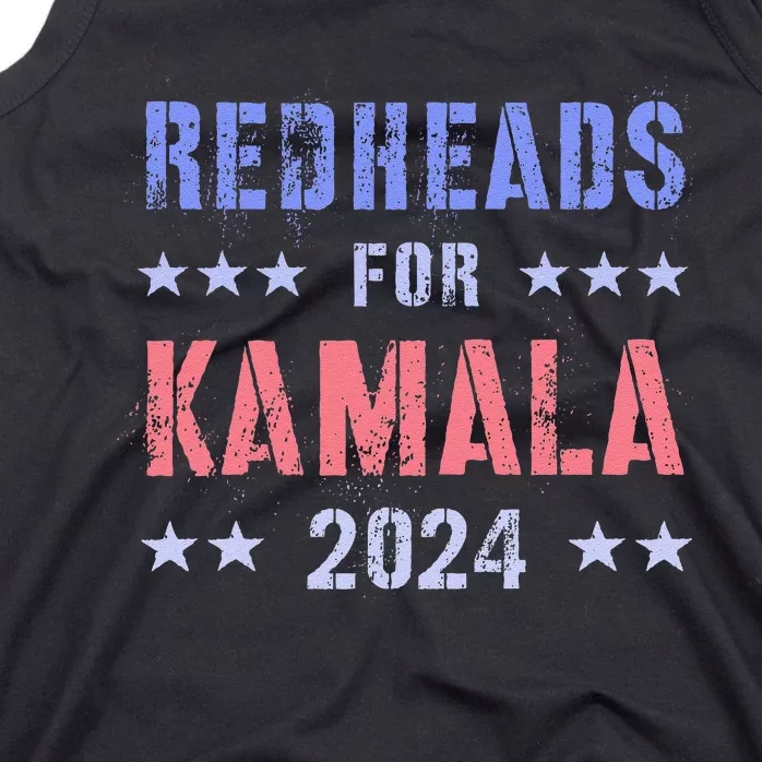 Redheads For Kamala 2024 Feminist Grab Him By Ballot Tank Top