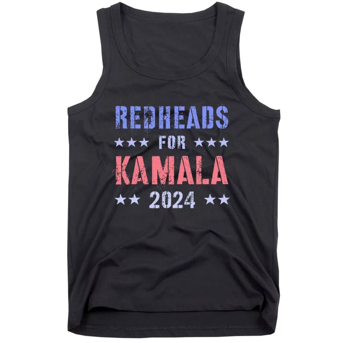 Redheads For Kamala 2024 Feminist Grab Him By Ballot Tank Top